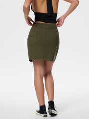 Vintage Flip Pocket Cargo Skirt