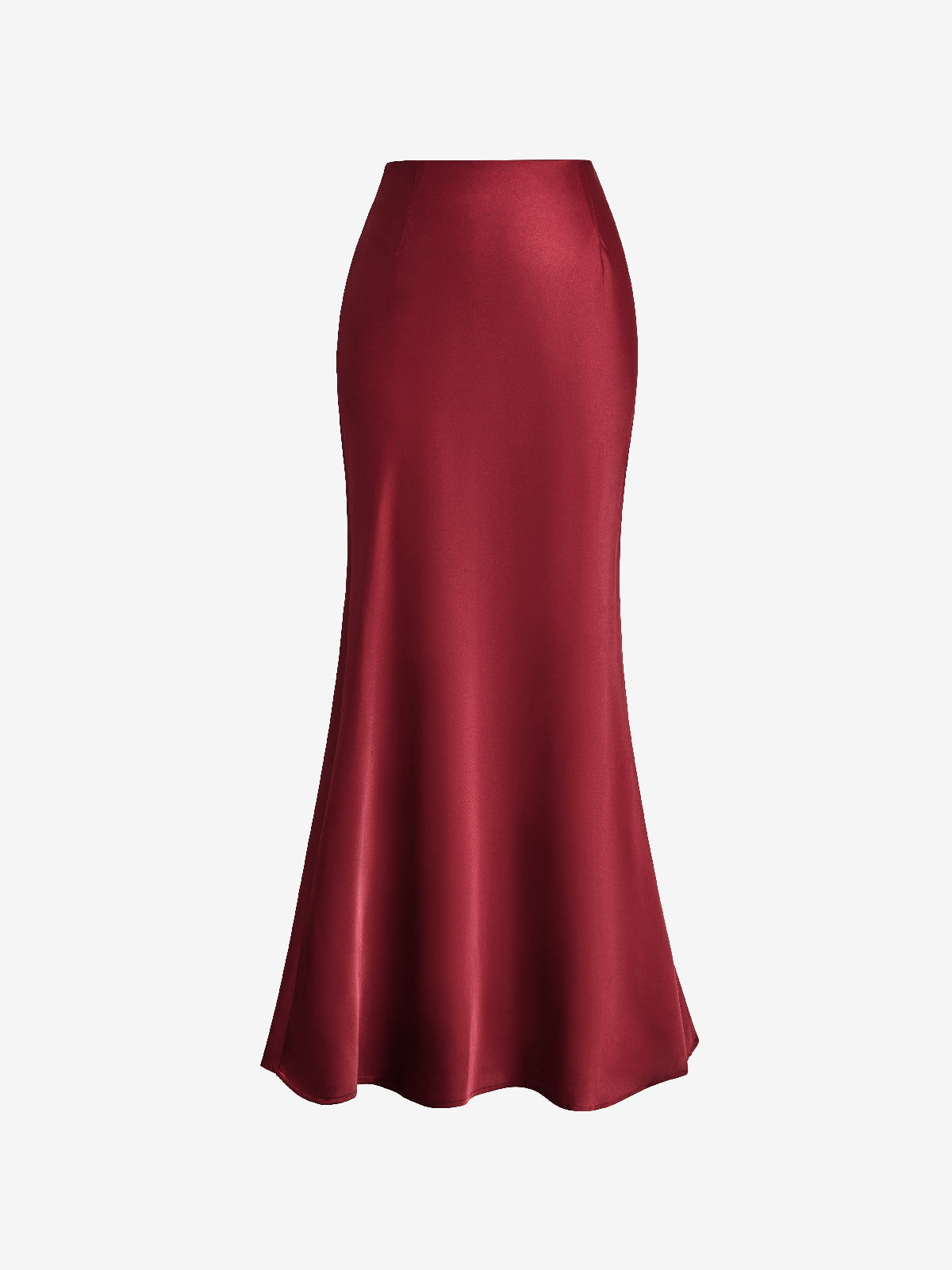 French Satin Drape Skirt