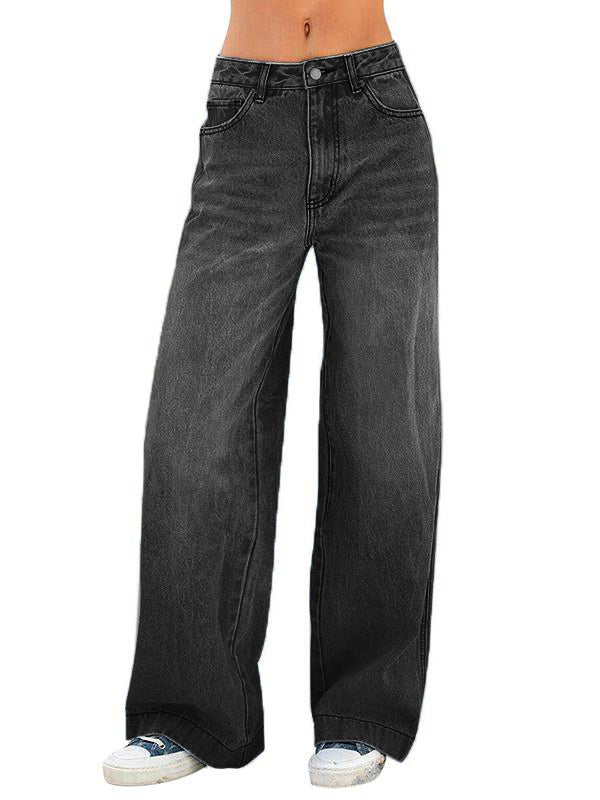 Comfort-Flex Wide Leg Jeans