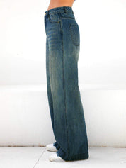 Comfort-Flex Wide Leg Jeans
