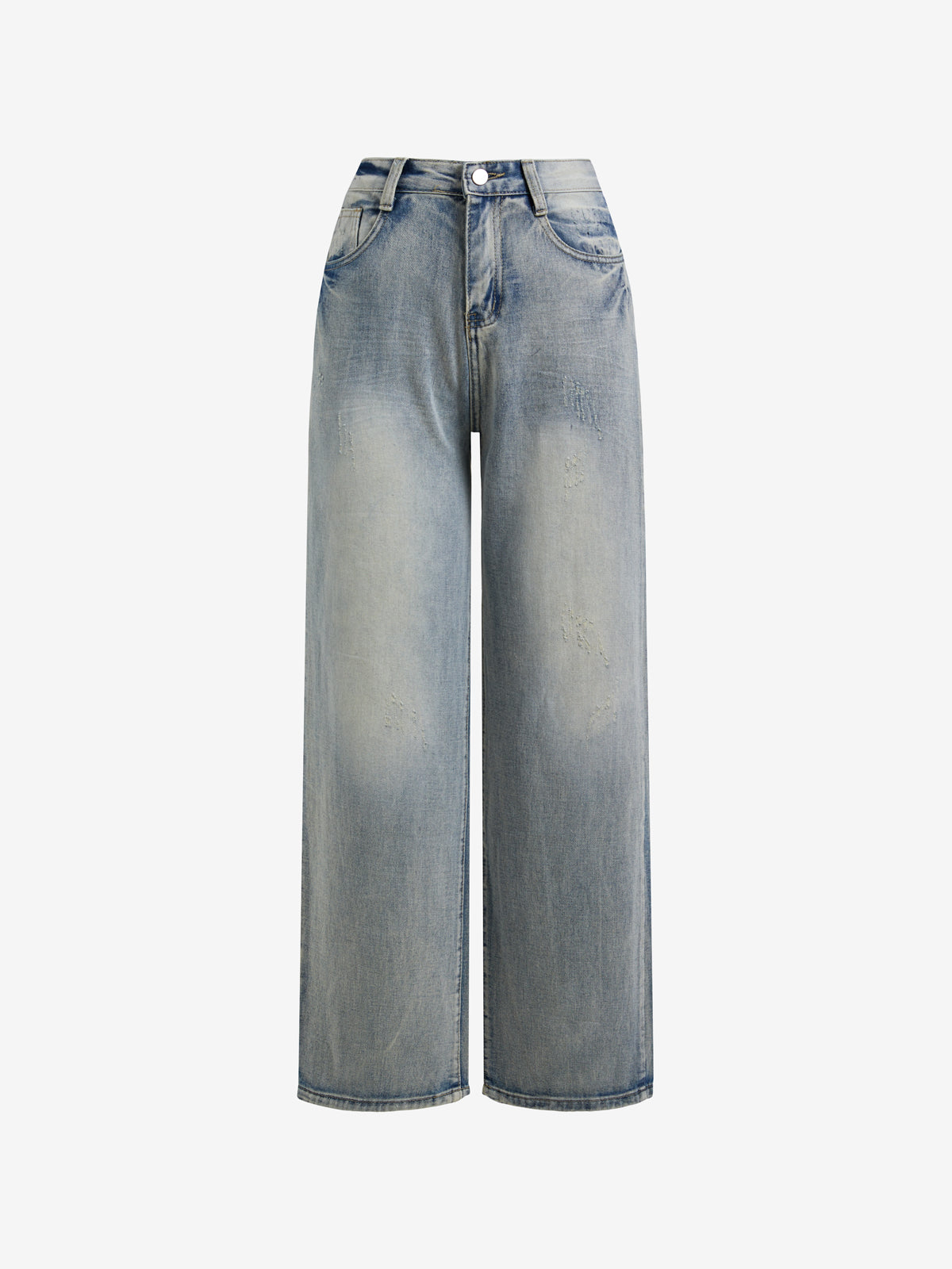 Vintage Washed Mopping Loose Boyfriend Jeans