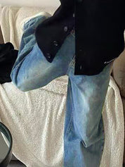Vintage High Waist Wide Leg Boyfriend Jeans