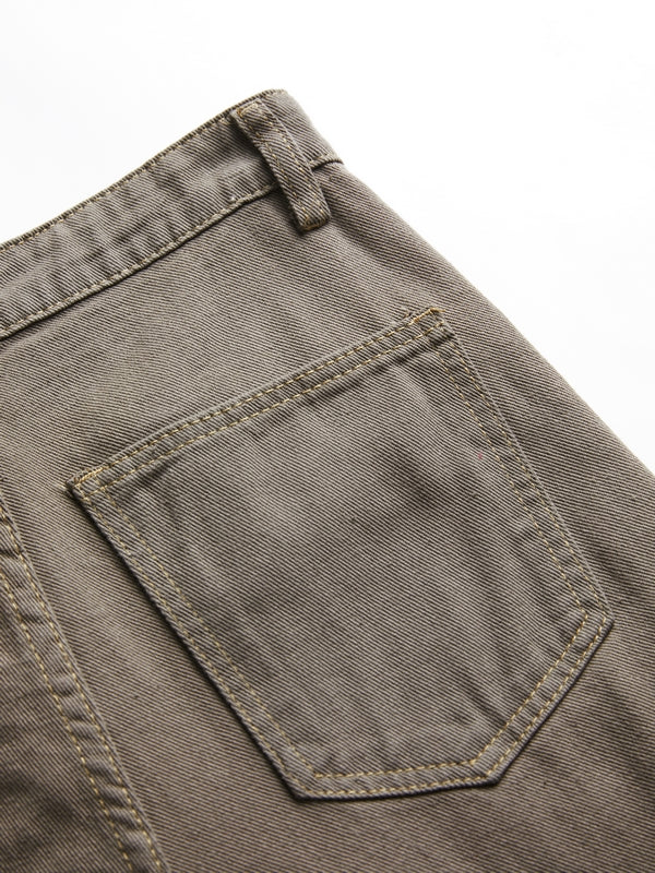 Vintage Washed Mid Rise Boyfriend Jeans