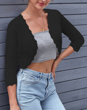 Women's Cropped Cardigan