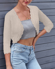 Women's Cropped Cardigan