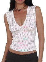 Women's Deep V Neck Tops