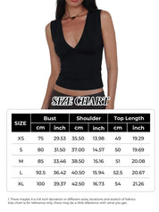 Women Deep V Neck Tops