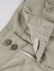 Simple Low-Waist Pocket Loose Casual Workwear Straight-Leg Shorts