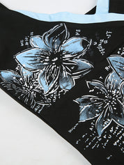 Dark Y2K Print Sexy V-Neck Hot Girl Tank Top