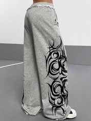 American Trendy High Street American Retro Hip-Hop Casual Sports Sweatpants
