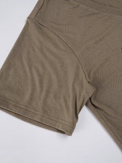 Retro Deer Print V-Neck Lightweight Comfortable Loose-Fitting Short-Sleeved T-Shirt