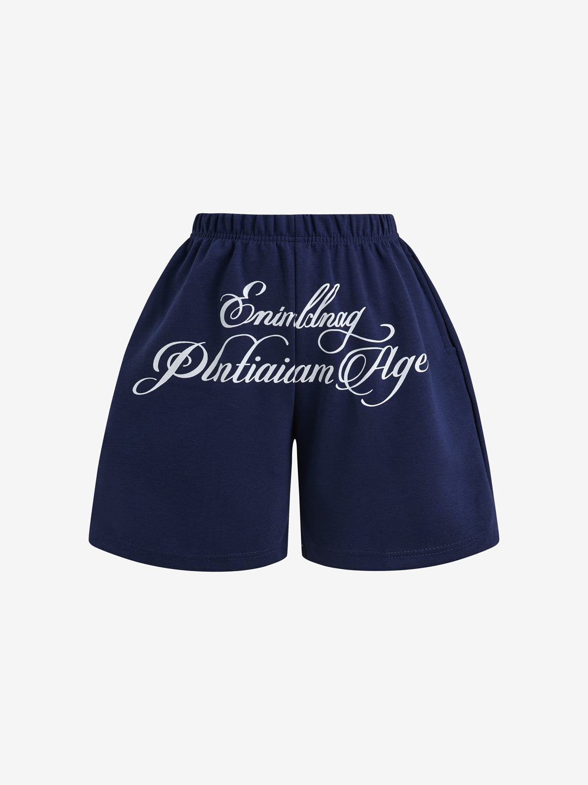 New American Retro Letter Print Loose-Fitting Sports Shorts