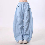 New American High Street Spicy Girl Hip Hop Letter Embroidered Wide Leg Pants