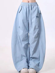 New American High Street Spicy Girl Hip Hop Letter Embroidered Wide Leg Pants