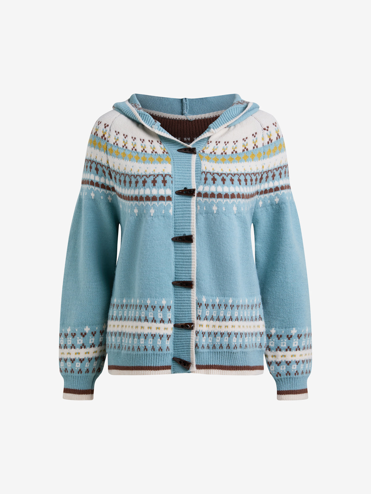 Kanyangfair Isle Korean College Style Cardigan