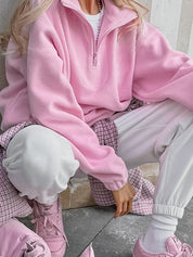 Fleece Casual Loose Hoodie Sweatshirts