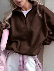 Fleece Casual Loose Hoodie Sweatshirts