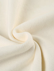 Slanted Neck Loose Waist Sweaters