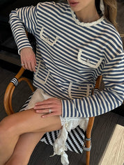 Nizi Patchwork T-Shirt Long Sleeve