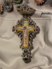 Jewelry Eye Print Sweatshirt