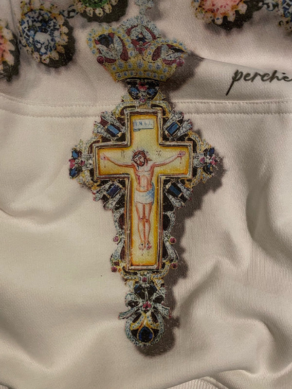 Jewelry Eye Print Sweatshirt