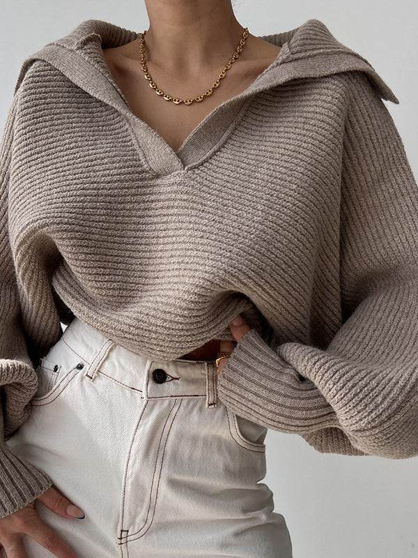 Half-Open Zipper Casual Sweatshirts