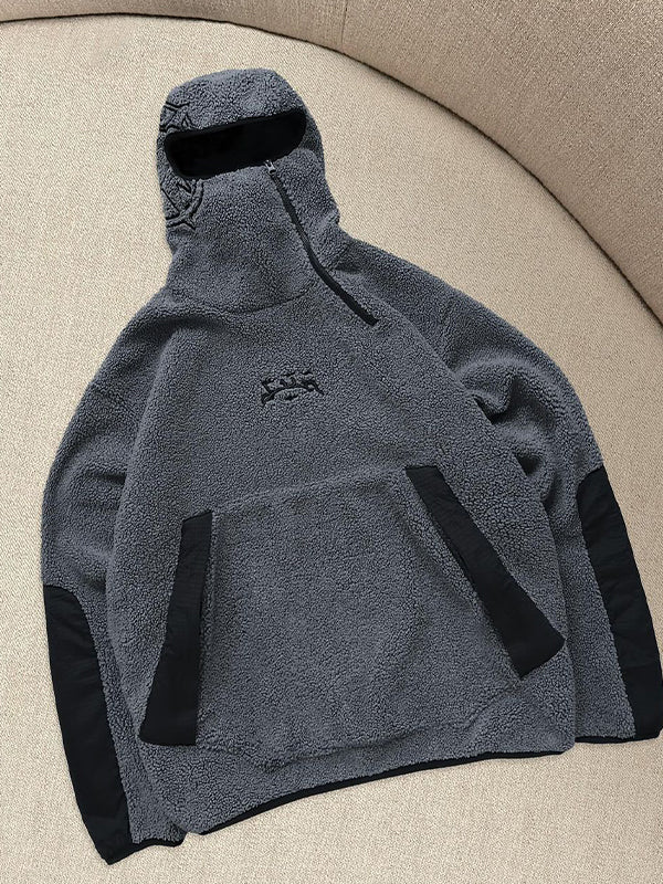 Shearling-Lined Hooded Sweatshirts