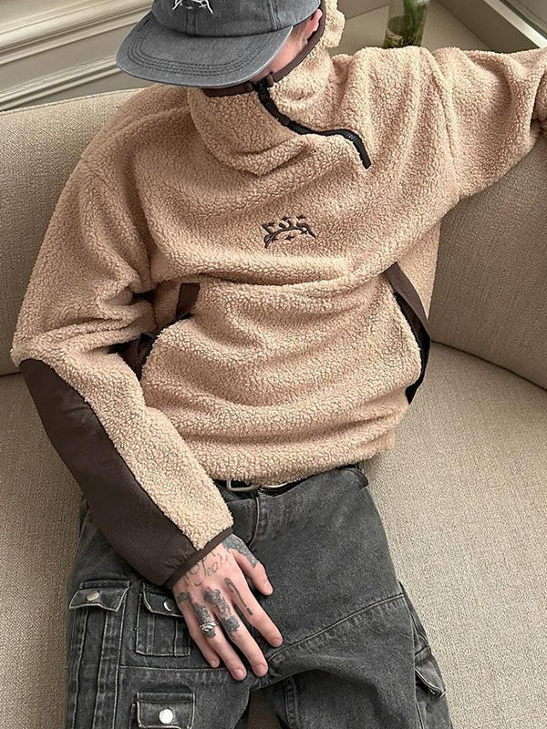 Shearling-Lined Hooded Sweatshirts