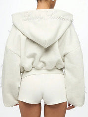 Bowknot Embroidered Sweatshirts