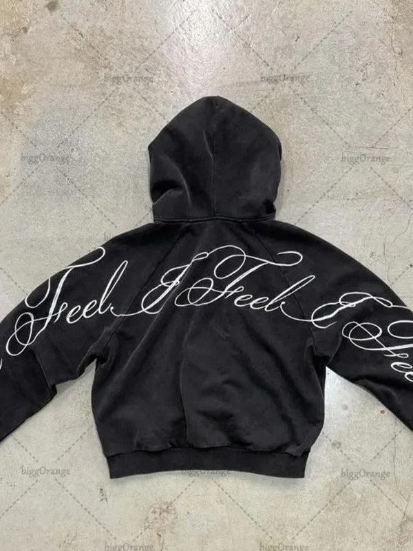 Letter Print Sweatshirts