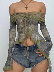 Retro Lacing Long Sleeve