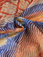 Retro Floral Print Long Sleeve