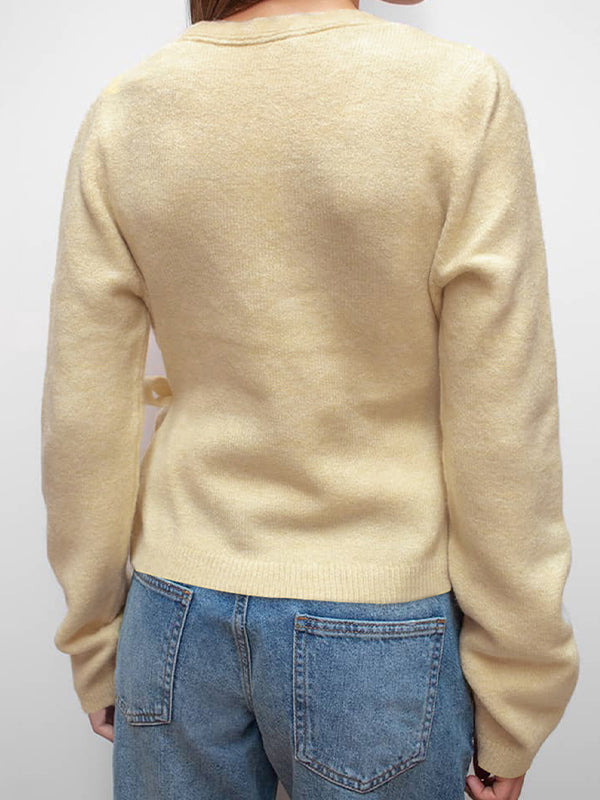 Soft-Lace Long-Sleeve Sweaters