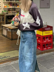 Star-Printed Blouse Long Sleeved