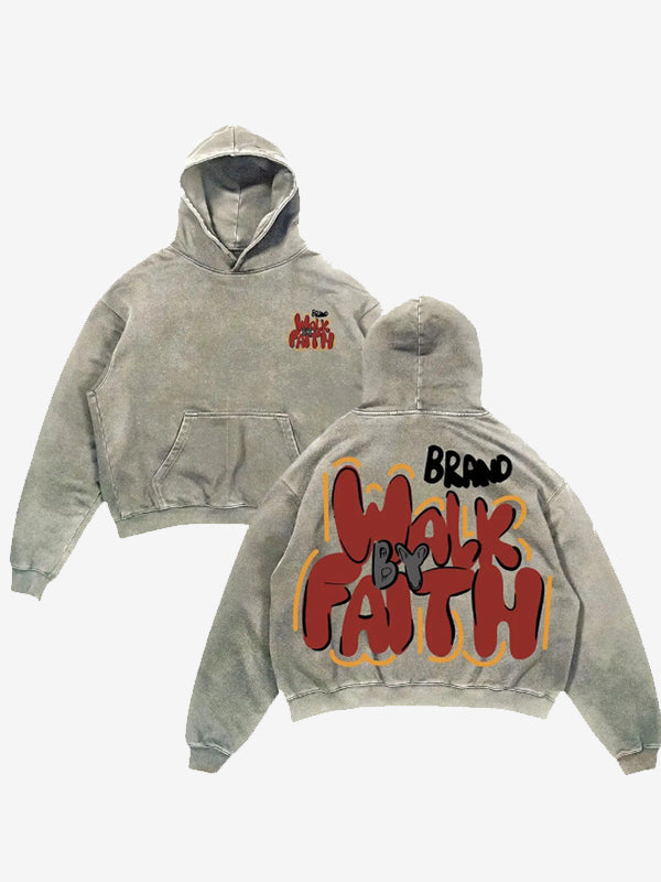 Retro Abstract Print Sweatshirt