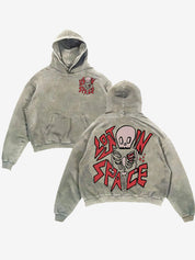 Retro Abstract Print Sweatshirt