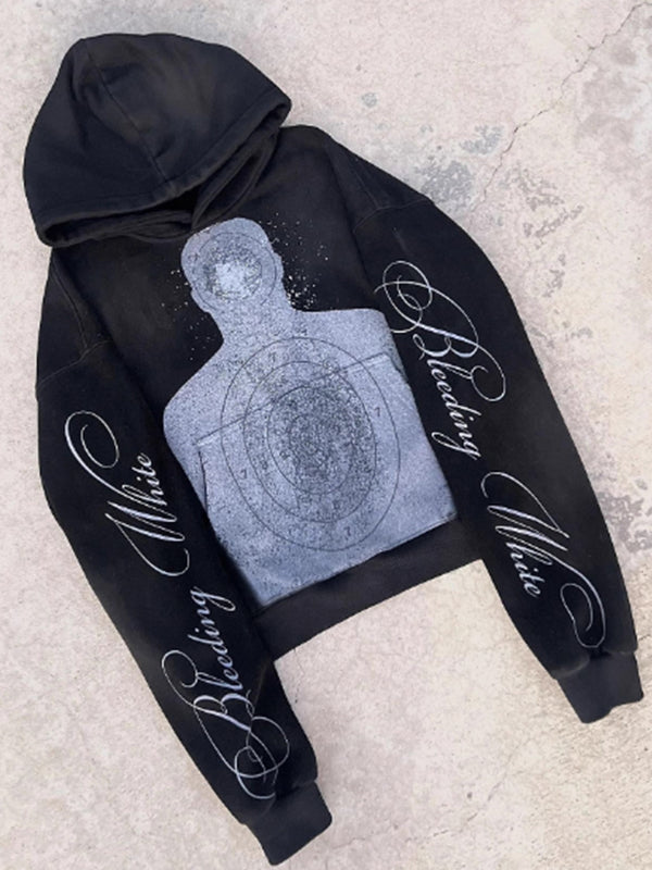 Retro Abstract Print Sweatshirt