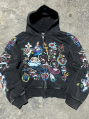 Retro Abstract Print Sweatshirt