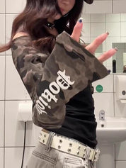 American Style Camouflage Long Sleeve