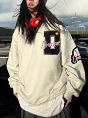 Embroidered Towel Hoodie Sweatshirts