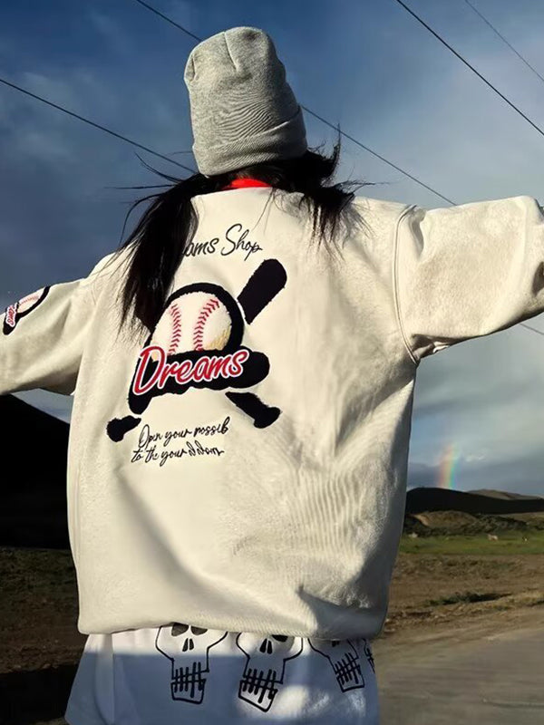 Embroidered Towel Hoodie Sweatshirts