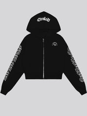 Retro Cross Letter Print Hoodie Sweatshirts