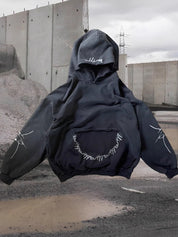 Retro Print Y2K Sweatshirts