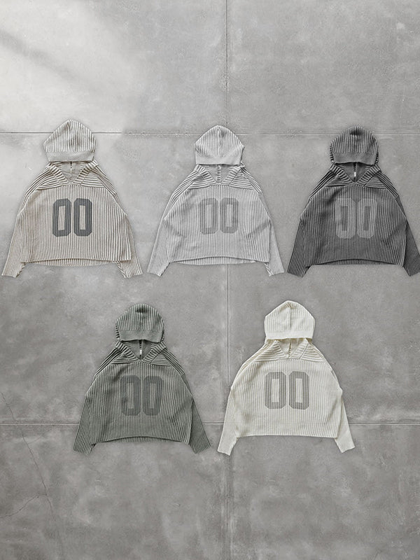 Retro Print Y2K Hoodie Sweatshirts