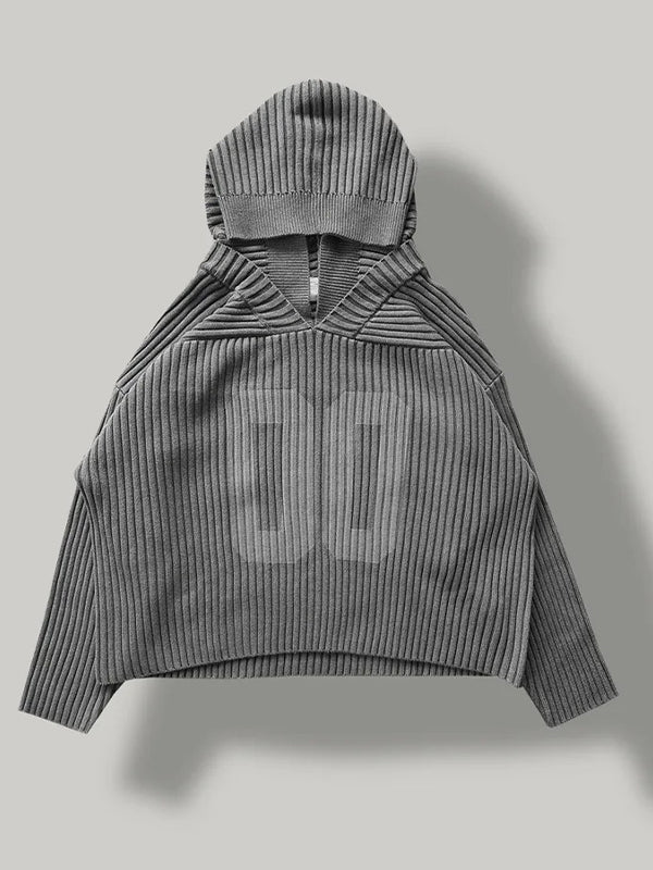 Retro Print Y2K Hoodie Sweatshirts