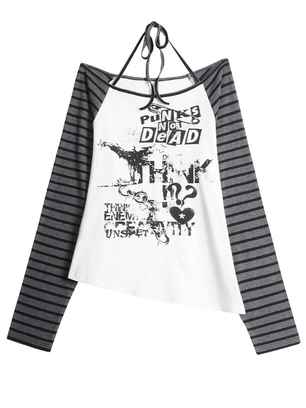 Y2K Star Stripe Long Sleeve