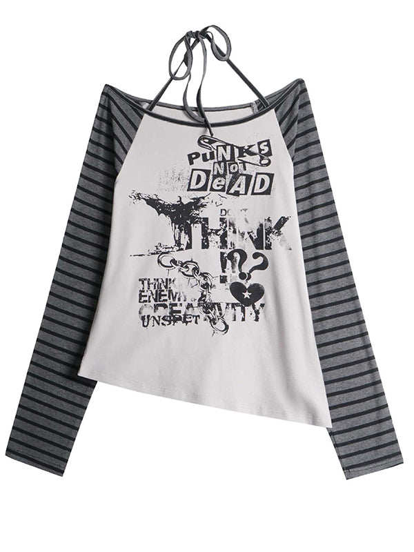 Y2K Star Stripe Long Sleeve