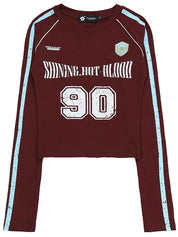 Sports-Style Polo Shirt Long Sleeve