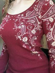 Plant And Flower Prints Long Sleeve