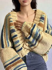 Lazy Ethnic Pattern Cardigan